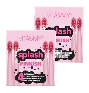 Końcówka szczoteczki VITAMMY Splash Pinkish TOW017185 (8 sztuk)