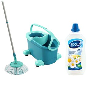 Zestaw z mopem LEIFHEIT Clean Twist Mop Ergo + Płyn do mycia podłóg SIDOLUX Mydło Marsylskie 1000 ml