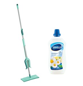 Mop płaski LEIFHEIT Picobello M 57029 + Płyn do mycia podłóg SIDOLUX Mydło Marsylskie 1000 ml