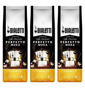 Kawa mielona BIALETTI Perfetto Moka Vanilia 3 x 0.25 kg