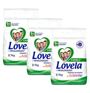 Proszek do prania LOVELA Family Color 3 x 2.1 kg