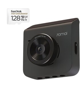 Wideorejestrator 70MAI Dash Cam A400 + Karta pamięci SANDISK microSDXC 128GB