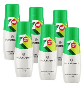 Syrop do saturatorów SODASTREAM 7UP 6 x 440 ml