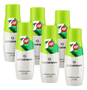 Syrop do saturatorów SODASTREAM 7UP Zero bez cukru 6 x 440 ml