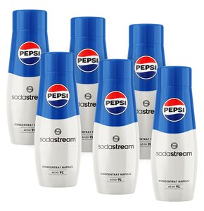 Syrop do saturatorów SODASTREAM Pepsi 6 x 440 ml