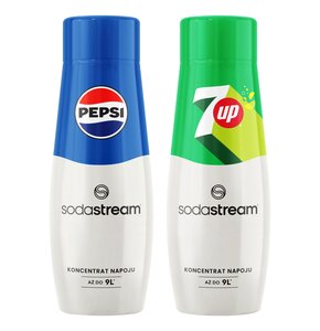 Syrop do saturatorów SODASTREAM Pepsi 440 ml + Syrop do saturatorów SODASTREAM 7UP 440 ml