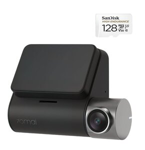 Wideorejestrator 70mai Dash Cam A500s + kamera dodatkowa RC06 + Karta pamięci SANDISK microSDXC 128GB