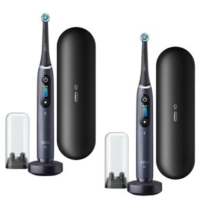 Szczoteczka magnetyczna ORAL-B iO 8 Czarny (2 sztuki)
