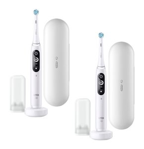 Szczoteczka magnetyczna ORAL-B iO 7 Biały (2 sztuki)