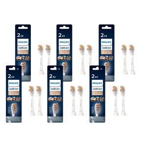 Oryginalne końcówki Philips Sonicare HX9092/10 Miękkie włókna (12 szt.) (Kompleksowa zaawansowana pielęgnacja)