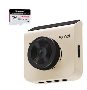 Wideorejestrator 70MAI A400 Biały + Karta pamięci KINGSTON Endurance microSDXC 128GB