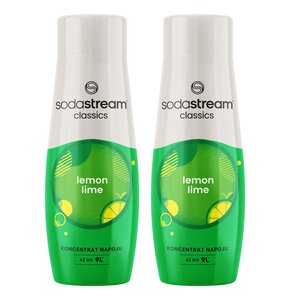 Syrop do saturatorów SODASTREAM Cytrynowo-Limonkowy 2 x 440 ml