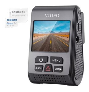 Wideorejestrator VIOFO A119 V3 + Karta pamięci SAMSUNG Pro Endurance microSDXC 256GB + Adapter
