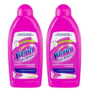 Płyn do prania dywanów VANISH Oxi Action Cytrynowy 2 x 500 ml