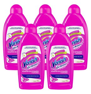 Płyn do prania dywanów VANISH Oxi Action Cytrynowy 5 x 500 ml