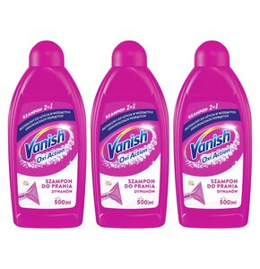 Płyn do prania dywanów VANISH 3w1 3 x 500 ml