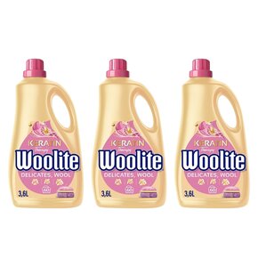 Płyn do prania WOOLITE Keratin Therapy 3 x 3600 ml