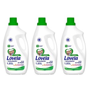 Płyn do prania LOVELA Family Kolor 3 x  1850 ml