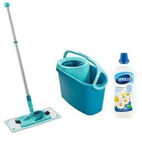 Zestaw z mopem LEIFHEIT Clean Twist M Ergo + Płyn do mycia podłóg SIDOLUX Mydło Marsylskie 1000 ml