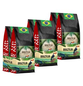Kawa ziarnista BLUE ORCA COFFEE Brazylia Arabica 3 x 2 kg