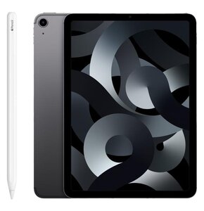 Tablet APPLE iPad Air 10.9" 5 gen. 64 GB 5G Wi-Fi Gwiezdna szarość + Rysik APPLE (2. gen) MU8F2ZM/A