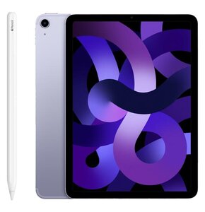 Tablet APPLE iPad Air 10.9" 5 gen. 64 GB 5G Wi-Fi Fioletowy + Rysik APPLE (2. gen) MU8F2ZM/A