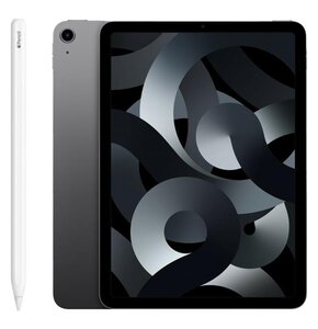 Tablet APPLE iPad Air 10.9" 5 gen. 64 GB Wi-Fi Gwiezdna szarość + Rysik APPLE (2. gen) MU8F2ZM/A