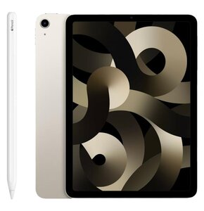 Tablet APPLE iPad Air 10.9" 5 gen. 64 GB Wi-Fi Księżycowa poświata + Rysik APPLE (2. gen) MU8F2ZM/A