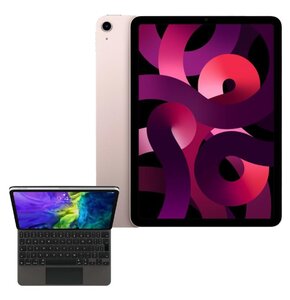 Tablet APPLE iPad Air 10.9" 5 gen. 256 GB Wi-Fi Różowy + Etui na iPad Air / iPad Pro APPLE Magic Keyboard Grafitowy Klawiatura