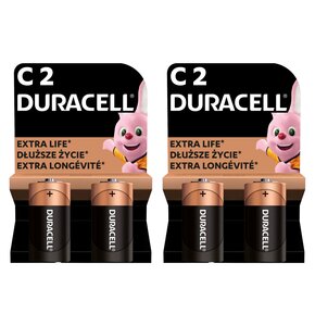 Baterie C LR14 DURACELL Extra Life (4 szt.)