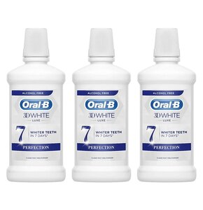 Płyn do płukania jamy ustnej ORAL-B 3D White Luxe Perfection 3 x 500 ml