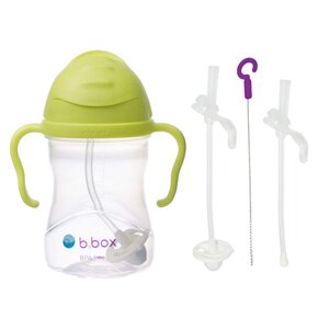 Butelka B.BOX BB00512 Jasnozielony + Słomka B.BOX BB00525 (2 sztuki)