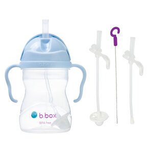 Butelka B.BOX BB00519 Błękitny + Słomka B.BOX BB00525 (2 sztuki)
