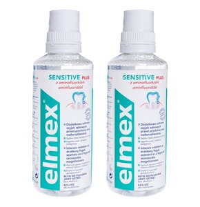 Płyn do płukania jamy ustnej ELMEX Sensitive Plus 2 x 400 ml
