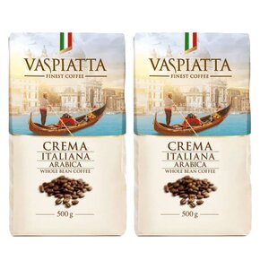 Kawa ziarnista VASPIATTA Crema Italiana 2 x 0.5 kg