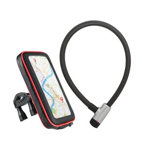 Uchwyt na telefon do roweru VÖGEL VUC301 + Zapięcie VÖGEL VZP-005B Linka