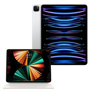 Tablet APPLE iPad Pro 12.9" 6 gen. 512 GB Wi-Fi Srebrny + Etui na iPad Pro APPLE Magic Keyboard Biały Klawiatura