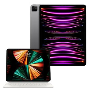 Tablet APPLE iPad Pro 12.9" 6 gen. 128 GB Wi-Fi Gwiezdna szarość + Etui na iPad Pro APPLE Magic Keyboard Biały Klawiatura