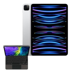Tablet APPLE iPad Pro 11" 4 gen. 256GB Wi-Fi Srebrny + Etui na iPad Air / iPad Pro APPLE Magic Keyboard Grafitowy Klawiatura