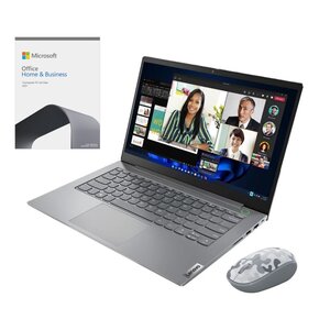 Laptop LENOVO ThinkBook G4 IAP 14 IPS i5-1235U 8GB RAM 256GB SSD + Program MICROSOFT Office Home & Business 2021 PL + Mysz MICROSOFT Bluetooth Arctic Camo
