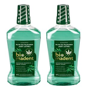Płyn do płukania jamy ustnej BIO MADENT Konopny 2 x 500 ml