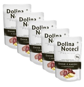 Karma dla psa DOLINA NOTECI Premium Kaczka z ziemniakami 5 x 100 g