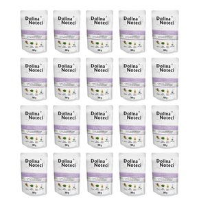 Karma dla psa DOLINA NOTECI Premium z królikiem, fasolką i ryżem brązowym 20 x 100 g