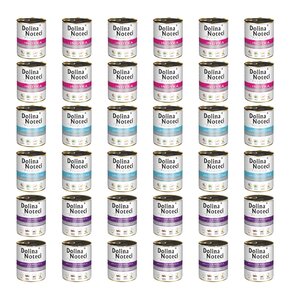 Karma dla psa DOLINA NOTECI Mix smaków Premium bogata w indyka, jagnięcinę, królika z żurawiną 36 x 800 g