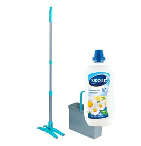 Mop płaski BELDRAY Pet Plus X + Płyn do mycia podłóg SIDOLUX Mydło Marsylskie 1000 ml
