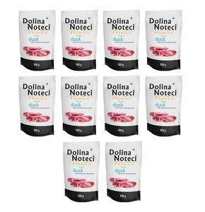 Karma dla psa DOLINA NOTECI Premium Pure bogata w kaczkę 10 x 500 g