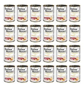 Karma dla psa DOLINA NOTECI Premium Pure bogata w gęś z jabłkiem 24 x 400 g