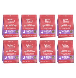 Karma dla psa suszona DOLINA NOTECI Superfood Danie z gęsi 8 x 1 kg
