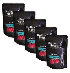 Karma dla kota DOLINA NOTECI Premium Danie z tuńczyka 5 x 85 g