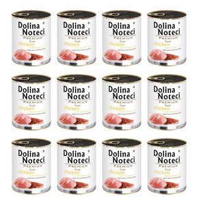 Karma dla psa DOLINA NOTECI Premium Pure Kurczak z ryżem 12 x 800 g